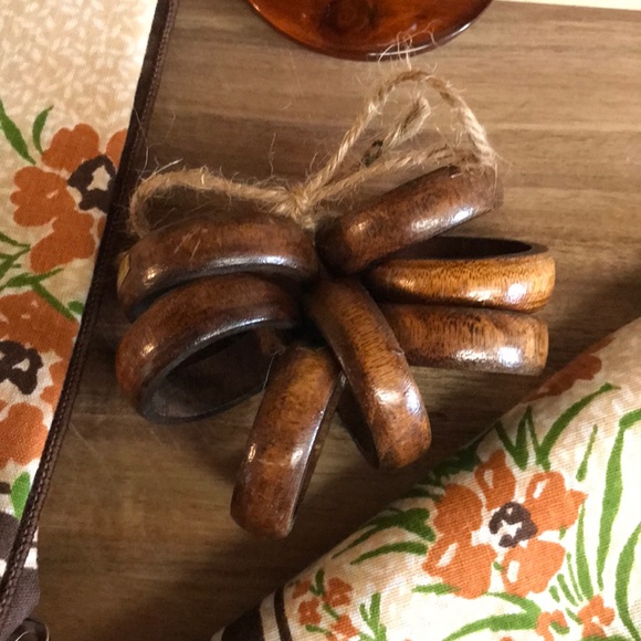Other - 🍂Wooden napkin rings🍂